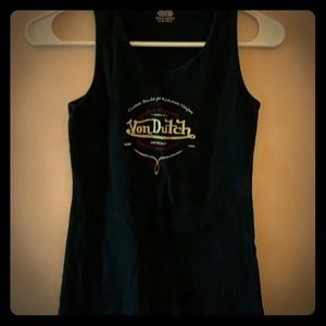 Von Dutch Black tank top